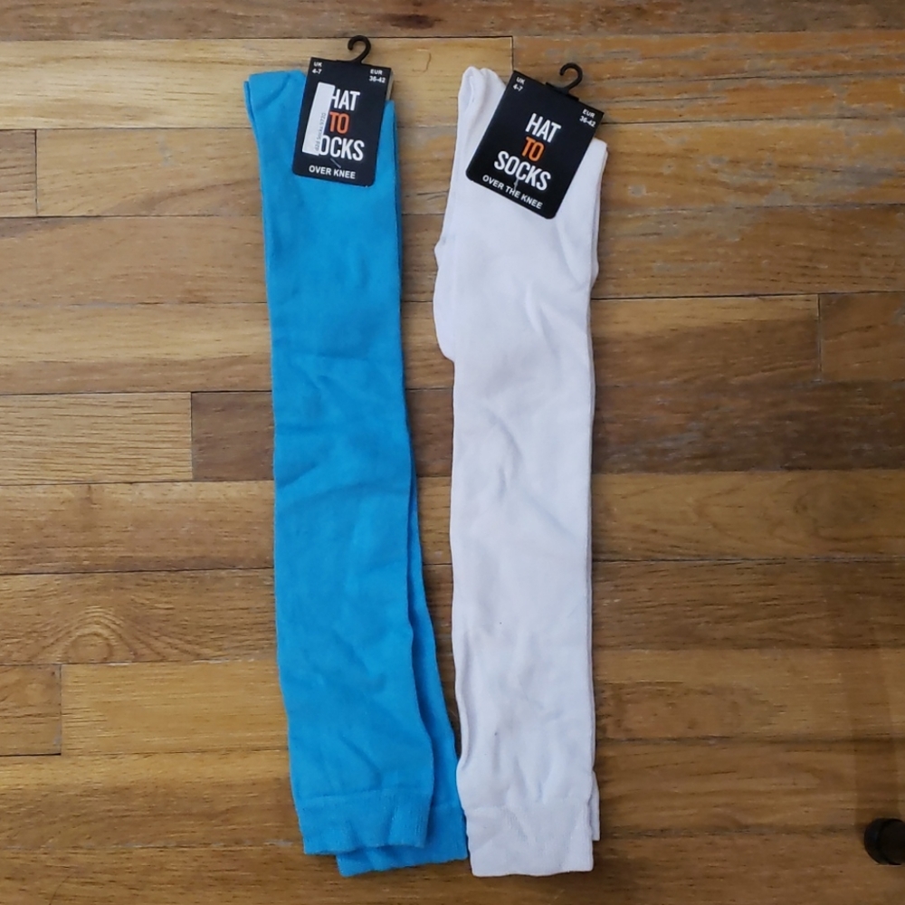 2 pair of over the knee socks NWT